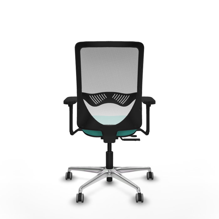 PIQUERAS Y CRESPO Silla de oficina Zulema con mecanismo Sincro/Traslack, Turquesa y Blanco PIQUERAS Y CRESPO Silla de oficina Zulema con mecanismo Sincro/Traslack, Turquesa y Blanco