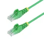 StarTech.com Cable de red Ethernet Cat6 Delgado Verde 5m Snagless 28AWG
