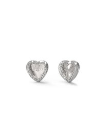 Guess Pendientes EARRINGS MON AMOUR JUBE04609JWRHT-U Gris