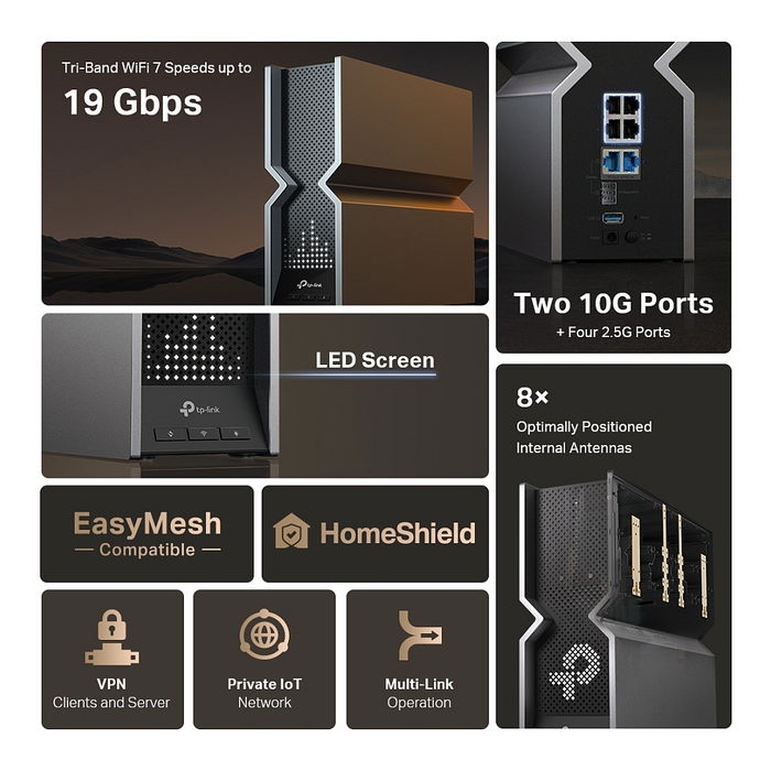 TP-Link Archer BE800 Router Wi-Fi 7