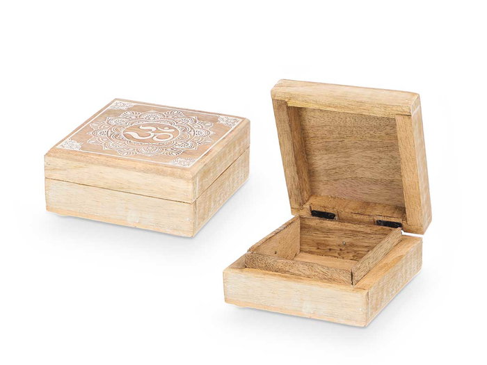 GIFTDECOR Caja Cuadrada Pequeña Surtida en 2 Colores (Pack de 24)