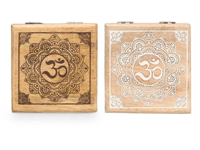 GIFTDECOR Caja Cuadrada Pequeña Surtida en 2 Colores (Pack de 24)