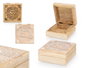 GIFTDECOR Caja Cuadrada Pequeña Surtida en 2 Colores (Pack de 24)