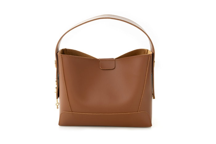 Lucky Bees Bolso Bandolera 925 Canela Piel de Polivinilo