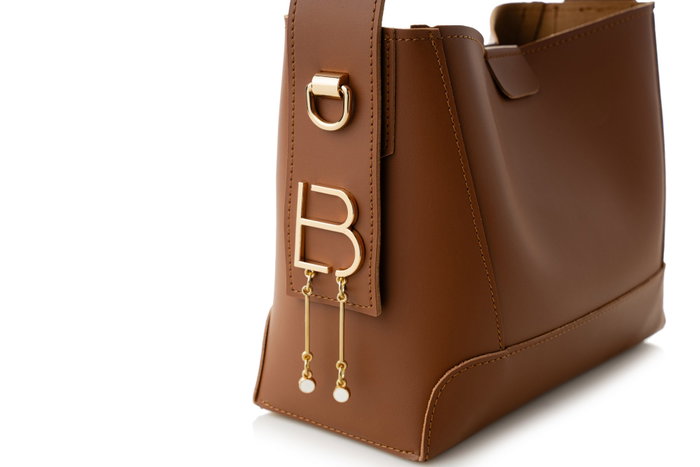 Lucky Bees Bolso Bandolera 925 Canela Piel de Polivinilo