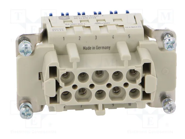HARTING Conector HDC Hembra Han® ES Press 10 Pines HARTING Conector HDC Hembra Han® ES Press 10 Pines