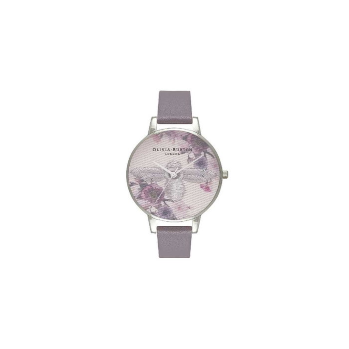 Olivia Burton Reloj Olivia OB16EM05 con Esfera Rosa y Correa Gris Olivia Burton Reloj Olivia OB16EM05 con Esfera Rosa y Correa Gris