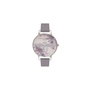 Olivia Burton Reloj Olivia OB16EM05 con Esfera Rosa y Correa Gris