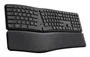 Trust Keyra Teclado Inalámbrico Ergonómico Multidispositivo Negro