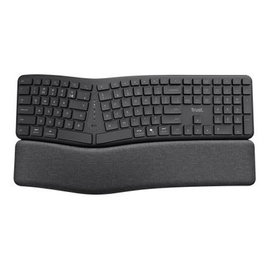 Trust Keyra Teclado Inalámbrico Multidispositivo, USB Bluetooth, QWERTY Español, 111 Teclas, Negro