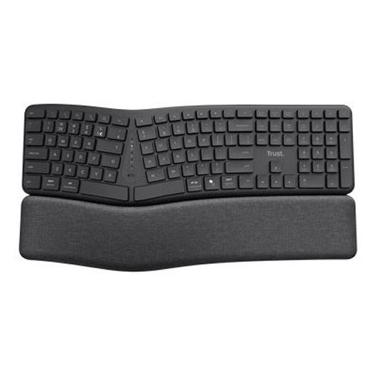 Trust Keyra Teclado Inalámbrico Multidispositivo, USB Bluetooth, QWERTY Español, 111 Teclas, Negro Trust Keyra Teclado Inalámbrico Multidispositivo, USB Bluetooth, QWERTY Español, 111 Teclas, Negro