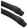 InLine Manguito para cable de malla con revestimiento de poliéster, autocerrante, negro, 10 mm, 2 m