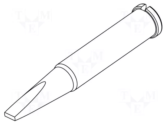 ERSA Punta de soldadura tipo destornillador prolongado de 2,4 mm ERSA Punta de soldadura tipo destornillador prolongado de 2,4 mm