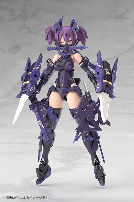 Megami Device Maqueta Plastic Model Kit 1/1 Asra Ninja Kaname Shadow Edition Full Package 14 cm