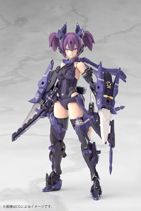 Megami Device Maqueta Plastic Model Kit 1/1 Asra Ninja Kaname Shadow Edition Full Package 14 cm