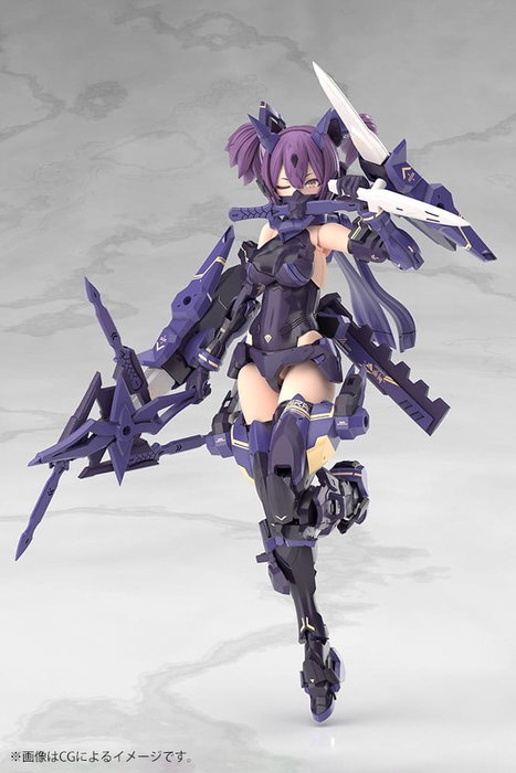 Megami Device Maqueta Plastic Model Kit 1/1 Asra Ninja Kaname Shadow Edition Full Package 14 cm