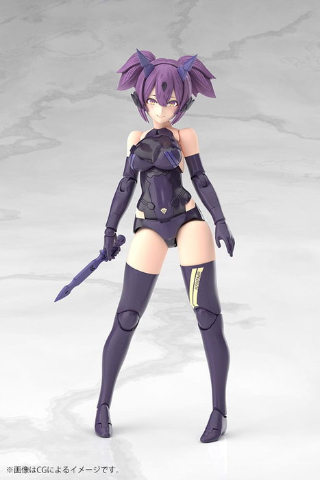 Megami Device Maqueta Plastic Model Kit 1/1 Asra Ninja Kaname Shadow Edition Full Package 14 cm
