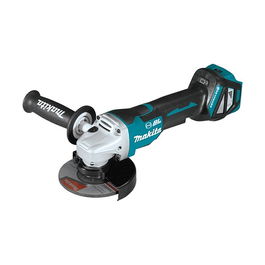Makita DGA517ZJ Amoladora Angular a Batería, 12.5 cm, Velocidad Ajustable, Arranque Suave, Makpac