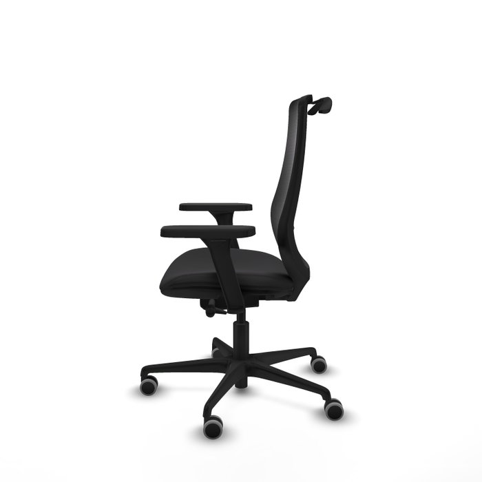 PIQUERAS Y CRESPO Silla de oficina Mardos Negro con mecanismo Sincro/Traslack