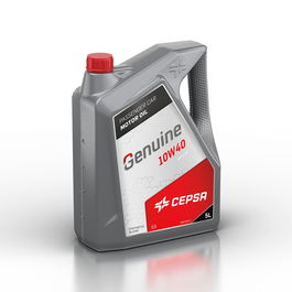 Cepsa Genuine 10w40 Aceite Lubricante para Coche Sintético 5 L para Motores Gasolina y Diésel