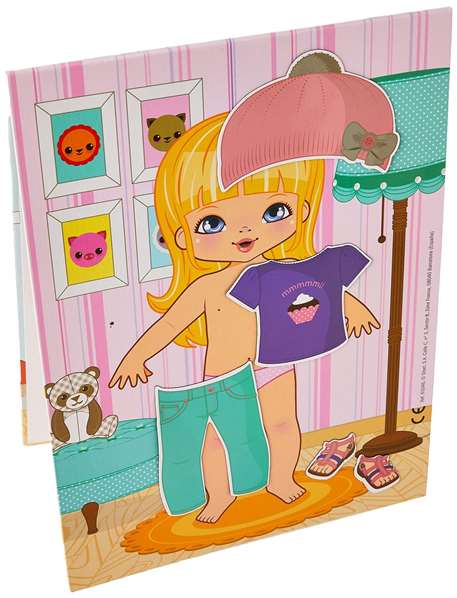 Diset Juego Magnético de Vestir Pizarra Reversible para Niño o Niña