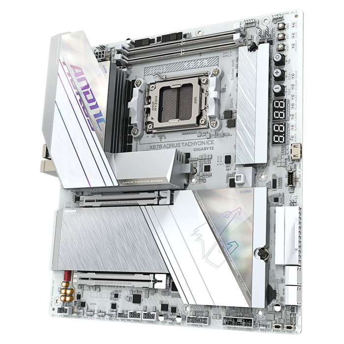 Gigabyte X870 AORUS Tachyon ICE Blanco Gigabyte X870 AORUS Tachyon ICE Blanco