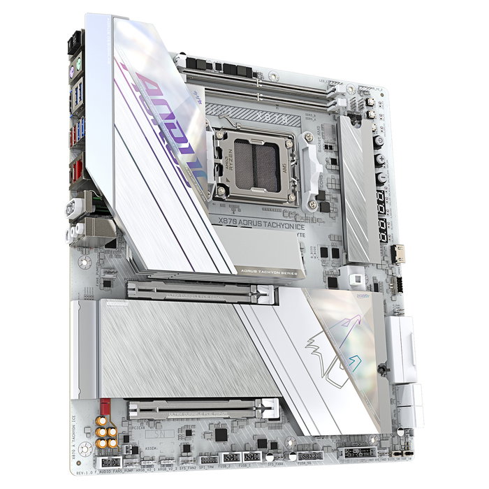 Gigabyte X870 AORUS TACHYON ICE Placa Base, AMD X870, Socket AM5, ATX, DDR5