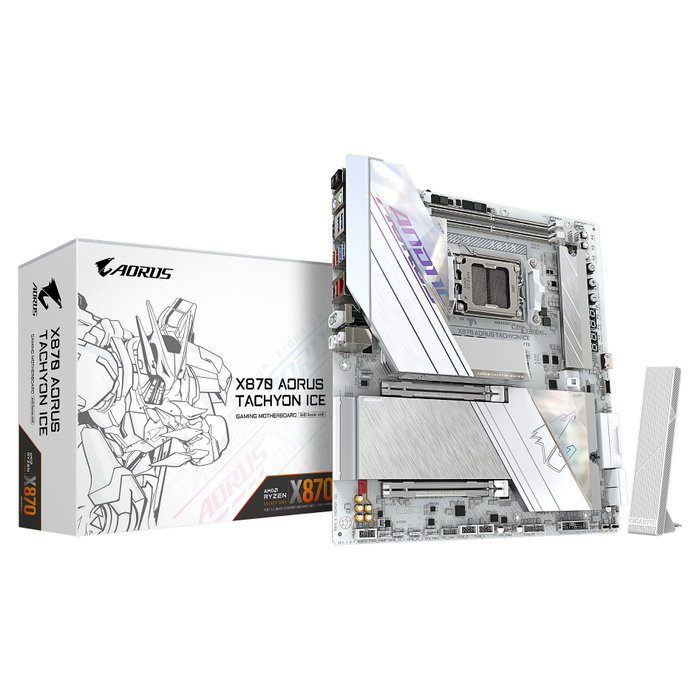 Gigabyte X870 AORUS Tachyon ICE Blanco Gigabyte X870 AORUS Tachyon ICE Blanco