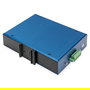 Digitus Conmutador Ethernet Industrial 16 Puertos Gigabit no Gestionado 2 SFP Uplink, Montaje en Rail DIN, IP40, Aluminio - Negro/Azul