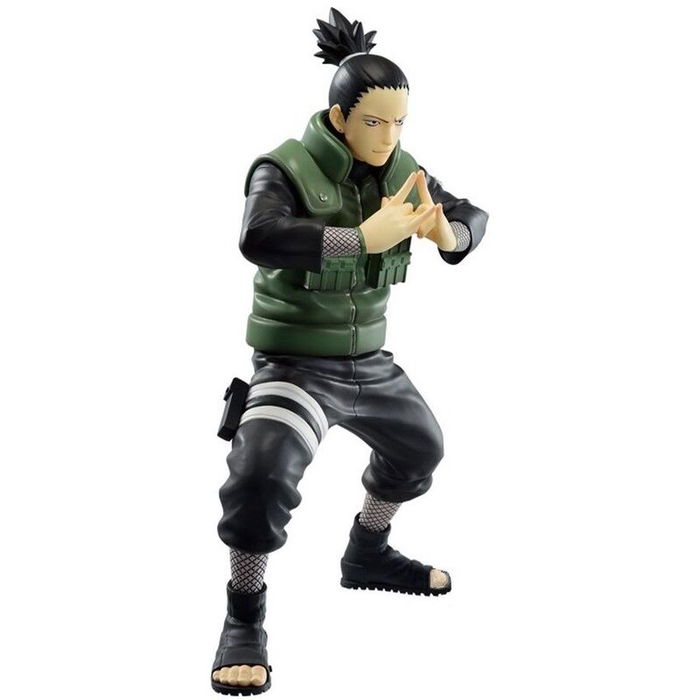 BANPRESTO Figura Shikamaru Nara Naruto Shippuden Vibration Stars 17cm