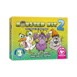 Tranjis Games Monster Kit 2 - Expansión Juego de Mesa, 45 Cartas de Sílabas, 5 Cartas de Vocales, 3 Modos de Juego, 3+ Años