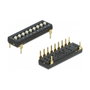 DeLOCK 66309 Interruptor DIP Tri-State de 9 posiciones 2,54 mm THT vertical negro