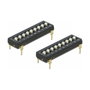 DeLOCK 66309 Interruptor DIP Tri-State de 9 posiciones 2,54 mm THT vertical negro