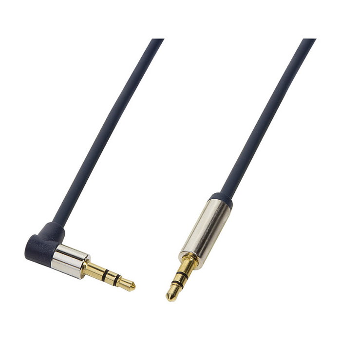 LogiLink Cable de audio 3,5 mm 3-pin/M (90°) a 3,5 mm 3-pin/M azul 1,5 m LogiLink Cable de audio 3,5 mm 3-pin/M (90°) a 3,5 mm 3-pin/M azul 1,5 m