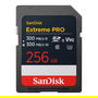 Sandisk Tarjeta SDXC Extreme PRO 256GB UHS-II 300MB/s Lectura 300MB/s Escritura Clase 10 V90 U3