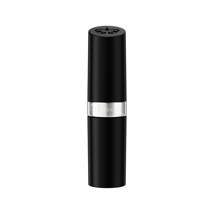 Rimmel London Labial Lasting Finish #40-Kinda Cute 4 g - Duración 8 Horas, Acabado Satinado - Nude con Carácter