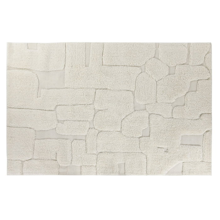 DKD Home Decor Alfombra con Relieve Crudo 230x160x1 cm DKD Home Decor Alfombra con Relieve Crudo 230x160x1 cm