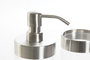 DKD Home Decor Set de Baño de 2 Piezas Plateado y Transparente