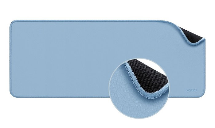 LogiLink Alfombrilla para Escritorio 700 x 300 mm, Azul LogiLink Alfombrilla para Escritorio 700 x 300 mm, Azul