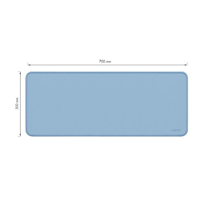 LogiLink Alfombrilla para Escritorio 700 x 300 mm, Azul LogiLink Alfombrilla para Escritorio 700 x 300 mm, Azul