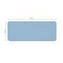 LogiLink Alfombrilla para Escritorio 700 x 300 mm, Azul