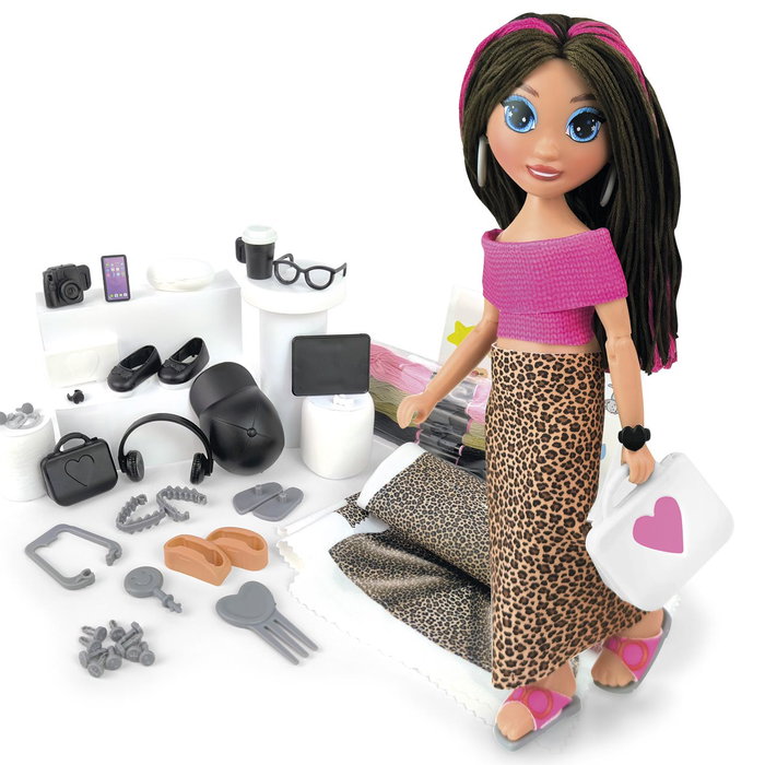 Educa My Model Doll Design Wild Print 20098 Crea Looks Increíbles para tu Muñeca