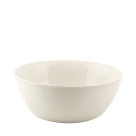 SUMMA VALET Ensaladera Blanca de Vitroporcelana, Diámetro 25 cm x Alto 10 cm, Apta Lavavajillas y Microondas, Colección VALET