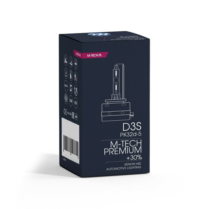 M-Tech Lámpara Xenón Premium D3S 4300K