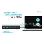 i-tec Docking Station USB-C/ USB4/Thunderbolt 3 Triple Display Docking Station Gen 2 con Power Delivery 100W, 3 Pantallas, Ethernet, HDMI, 2x DisplayPort, 7 Puertos USB, Negro