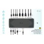 i-tec Docking Station USB-C/ USB4/Thunderbolt 3 Triple Display Docking Station Gen 2 con Power Delivery 100W, 3 Pantallas, Ethernet, HDMI, 2x DisplayPort, 7 Puertos USB, Negro