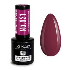 La Rosa Esmalte Semipermanente UV/LED Creme Nº 021 Burdeos