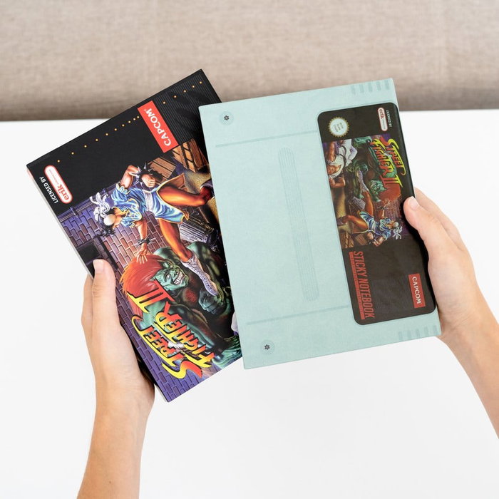 Street Fighter Cuaderno Premium con notas adhesivas y funda A5 Street Fighter Cuaderno Premium con notas adhesivas y funda A5
