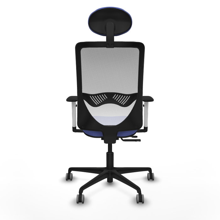 PIQUERAS Y CRESPO Silla de oficina Zulema con mecanismo Sincro/Traslack Azul claro y Blanco PIQUERAS Y CRESPO Silla de oficina Zulema con mecanismo Sincro/Traslack Azul claro y Blanco