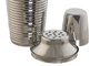 DKD Home Decor Coctelera Inox 9,5x9,5x22 500 ml Grabado Plateado